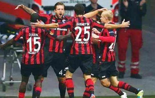  法兰克福主场力克劲旅稳固德甲欧战席位